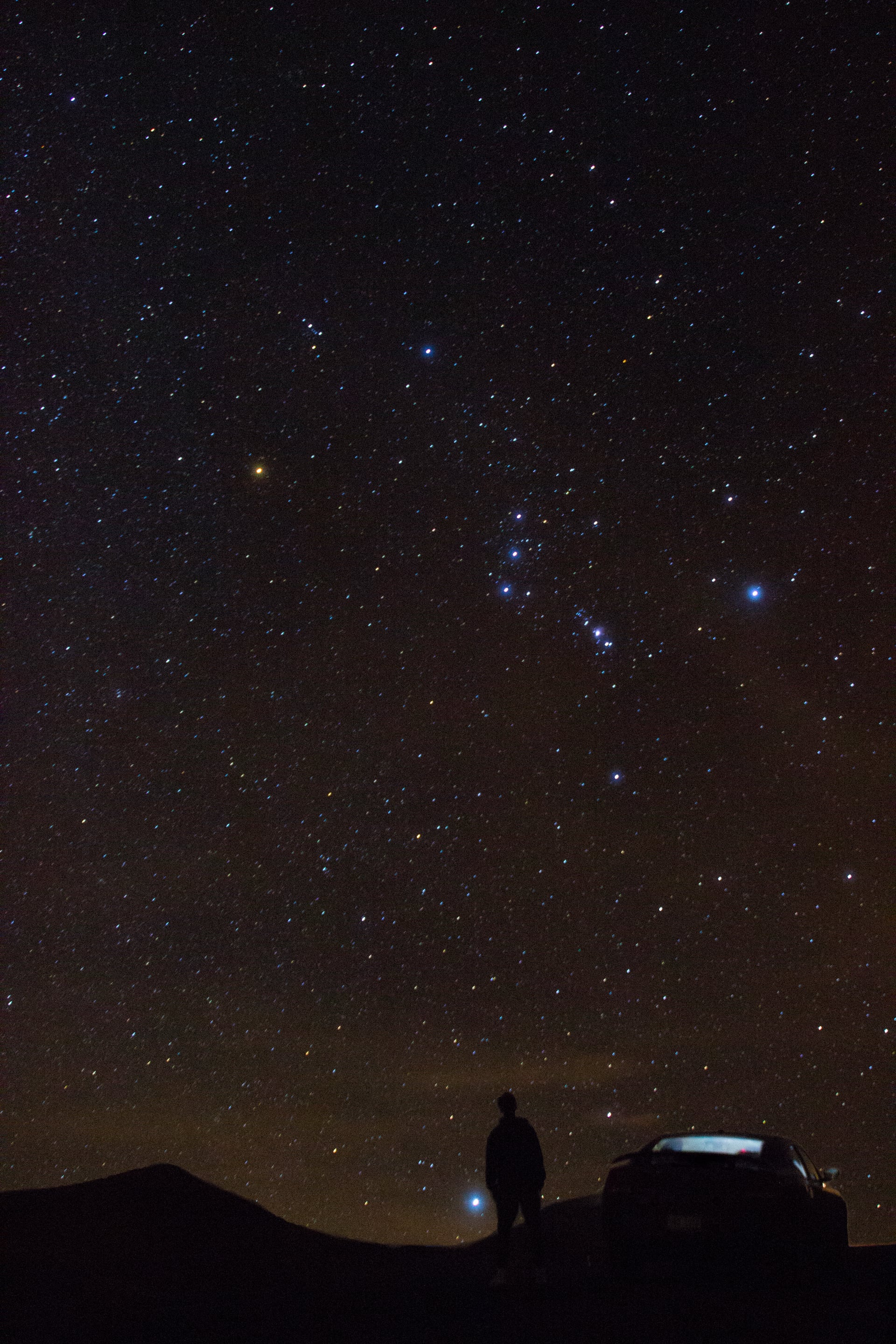 Stargazing under Orion
